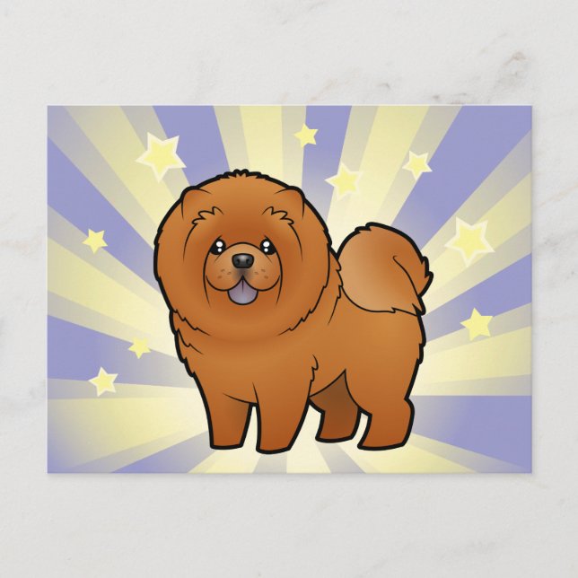 Postal Poco perro chino de perro chino de la estrella (Anverso)