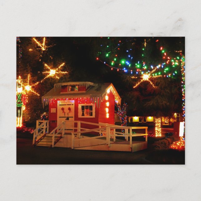 Postal Poco rojo (Anverso)