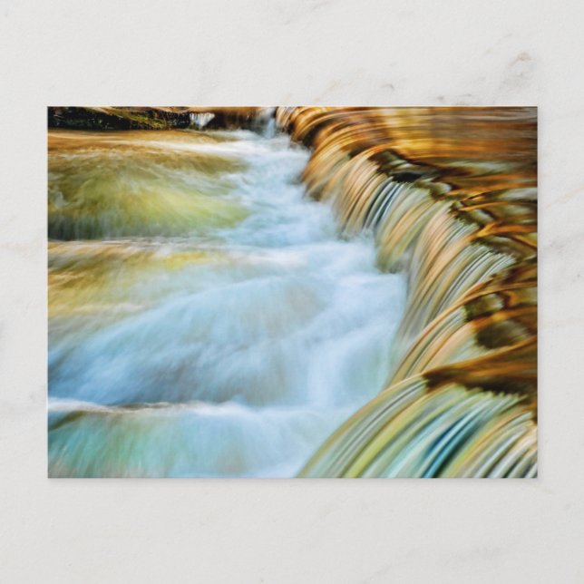Postal Poconos Waterfall Postcard (Anverso)