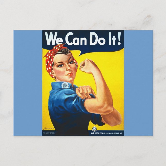 Postal ¡Podemos Hacerlo! Rosie the Riveter (Anverso)