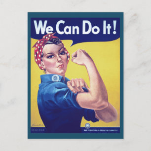 Postal Podemos hacerlo Rosie the Riveter USA Estados Unid