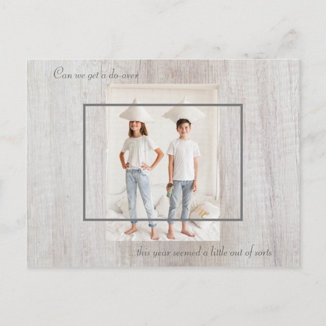 Postal ¿Podemos obtener una foto de Moda de Navidades de  (Anverso)