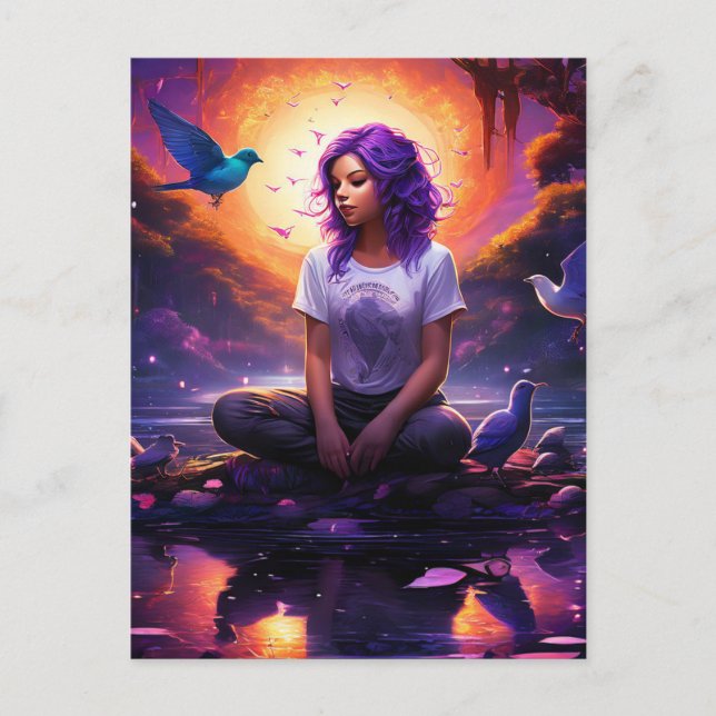 Postal Poder de hadas (Anverso)