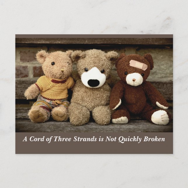 Postal Poder de los eclesiásticos de amistad 4:12 (Anverso)