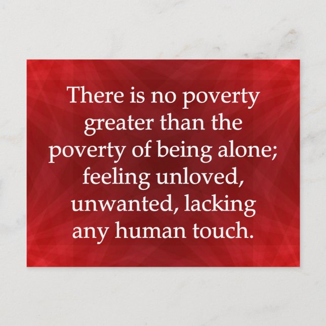 Postal Poder del tacto humano (Anverso)