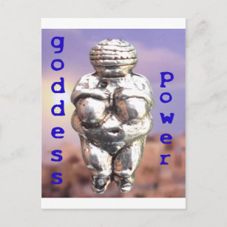 Postal Poder diosa - Venus de Willendorf
