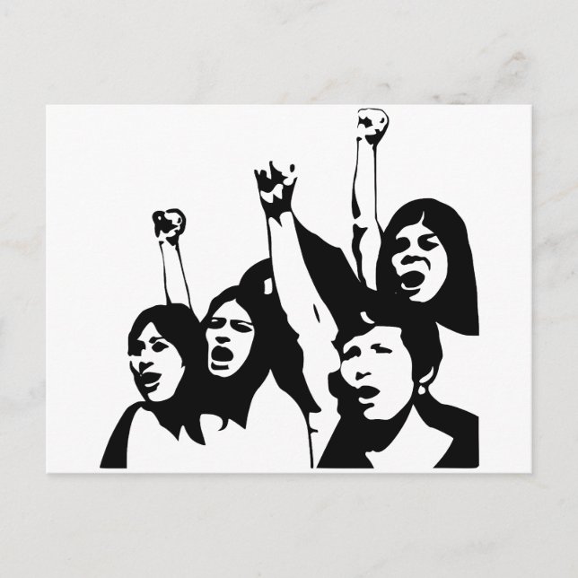 Postal Poder femenino (Anverso)