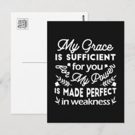 Postal Poder Hecho Perfecto En Debilidad  2 Corintios 12: