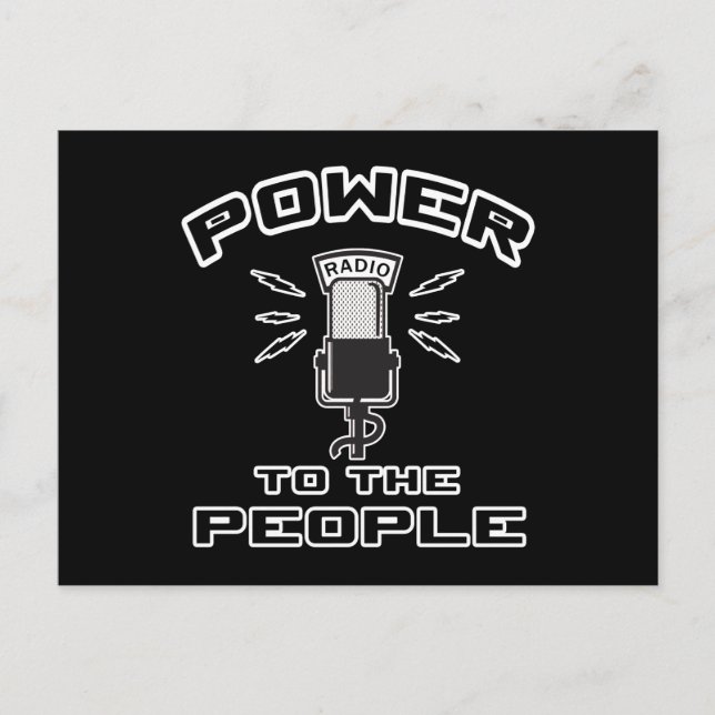 Postal Poder Para El Pueblo (Anverso)