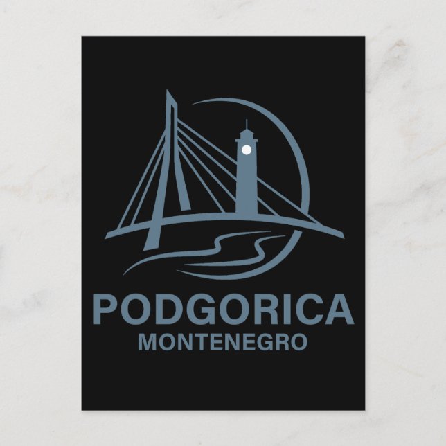 Postal Podgorica Montenegro Europa (Anverso)