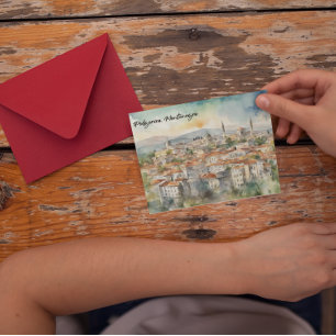 Postal Podgorica Montenegro Vista panorámica