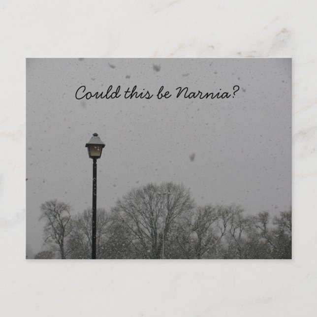 Postal ¿Podía éste ser Narnia? (Anverso)