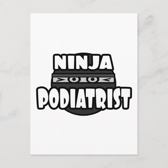 Postal Podiatra Ninja (Anverso)