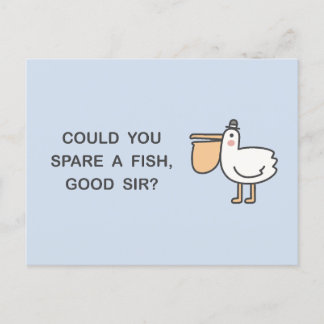 Postal ¿Podría Ahorrar Un Pescado, Buen Señor?