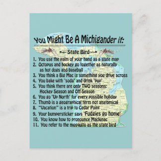 Postal Podría Ser Un Michigander Si: