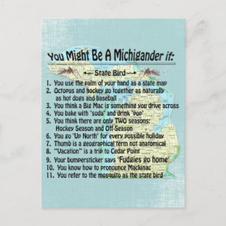 Postal Podría Ser Un Michigander Si: