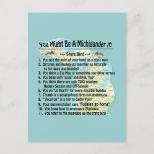 Postal Podría Ser Un Michigander Si:
