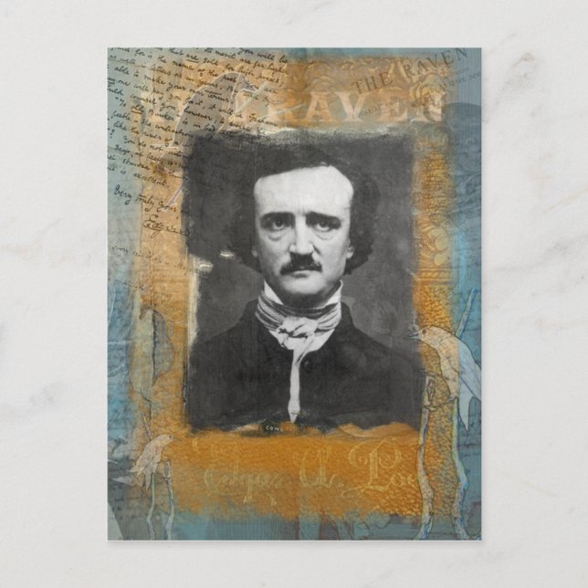 Postal Poe Remixed Postcard (Anverso)