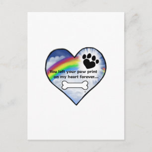 Postal Poema de simpatía por la impresión de imágenes