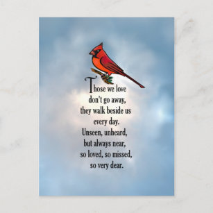 Postal Poema del Cardenal "So Loved"