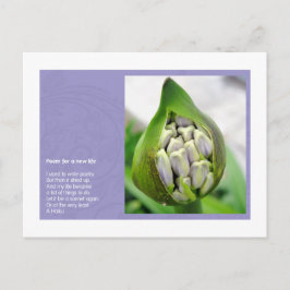 Postal Poema por una nueva vida