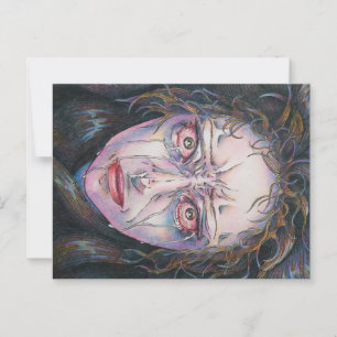 Postal Poesante Art Series 6 de 11 Postcard Size