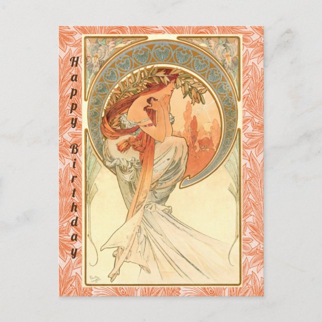 Postal Poesía, cumpleaños feliz (Anverso)