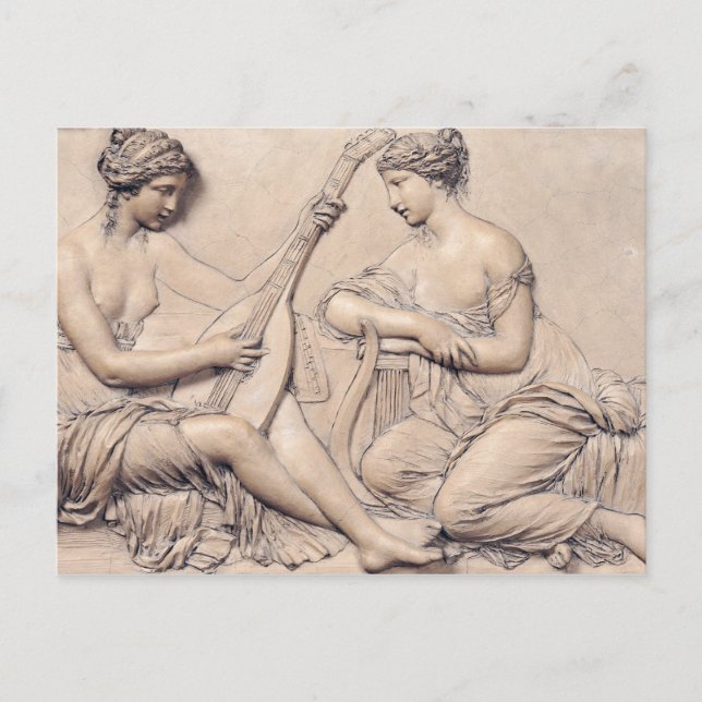 Postal Poesía y música (Anverso)