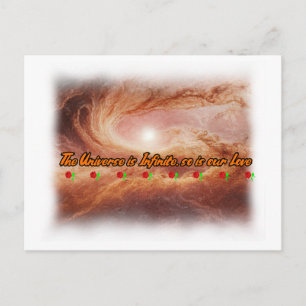 Postal Poesía y Universo en un 