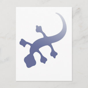 Postal Poetica Gecko