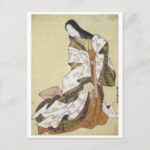 Postal Poetisa de Harunobu No Komachi Impresiones de arte