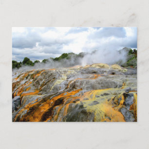 Postal Pohutu Geyser, Rotorua, Nueva Zelandia