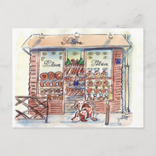 Postal Poilane Boulangerie París