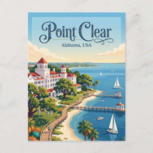 Postal Point Clear Alabama (Anverso)