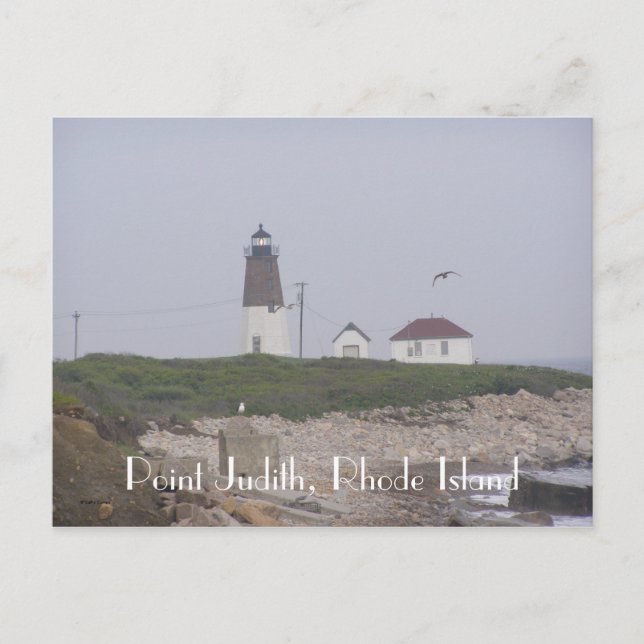 Postal Point Judith, Isla Rhode (Anverso)