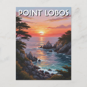 Postal Point Lobos Viajes California