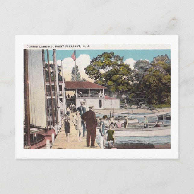 Postal Point Pleasant, New Jersey Vintage (Anverso)