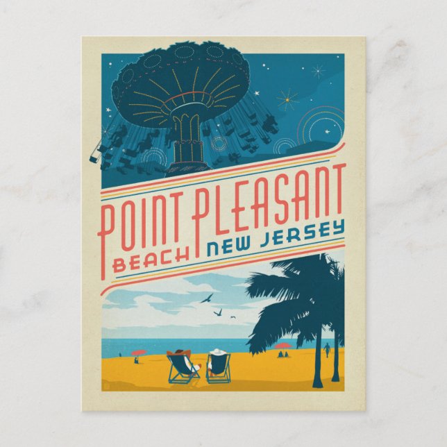 Postal Point Pleasant, NJ (Anverso)