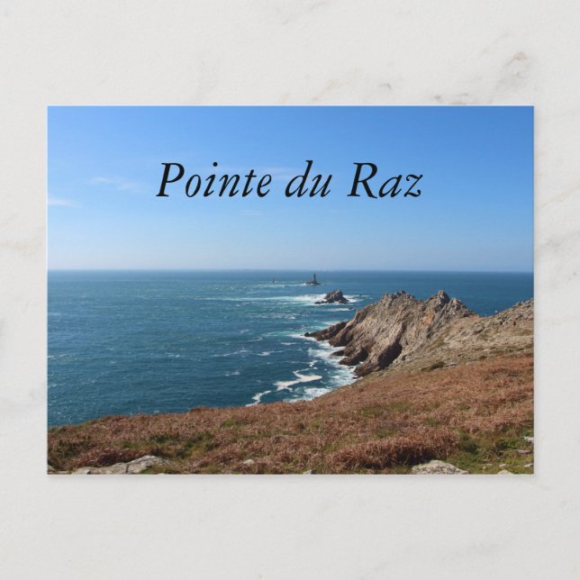 Postal Pointe du Raz en Plogoff (Anverso)