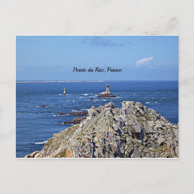 Postal Pointe du Raz, Francia (Anverso)