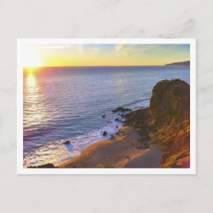 Postal Pointe Dume Sunset(1) Postcard