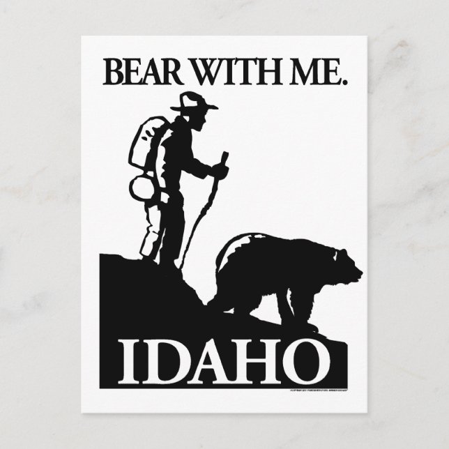 Postal Points North Studio 'Bear With Me' Idaho (Anverso)