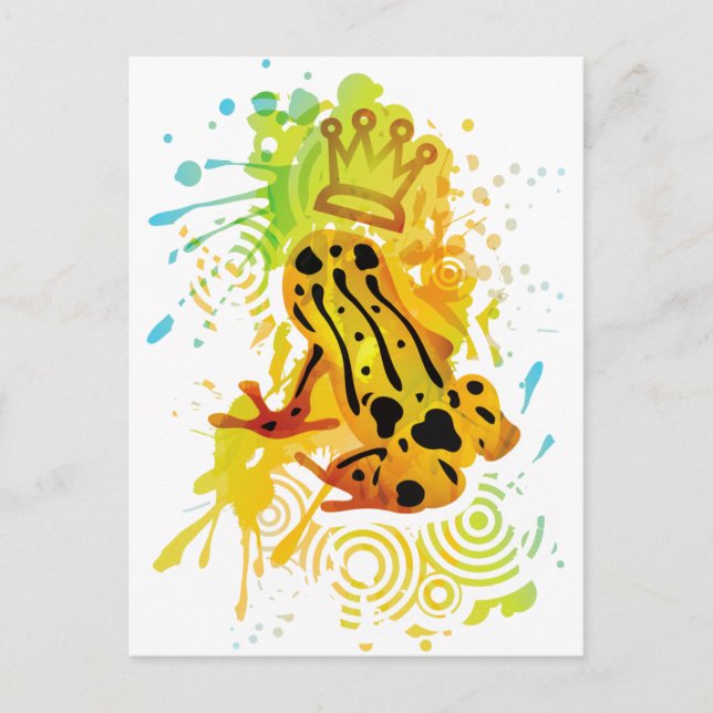 Postal Poison_dart_frog (Anverso)