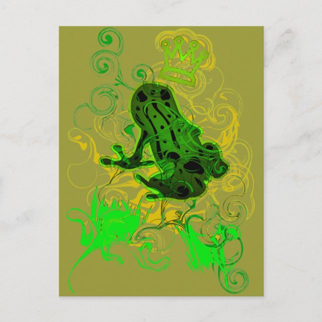 Postal Poison_dart_frog (Anverso)