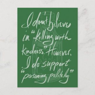 Postal Poisoning Politely