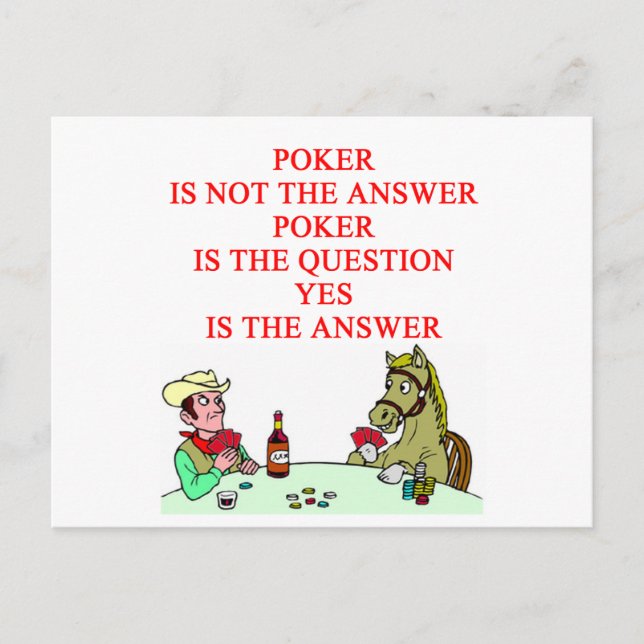 POSTAL POKER (Anverso)
