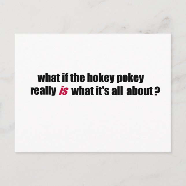 Postal Pokey de Hokey (Anverso)