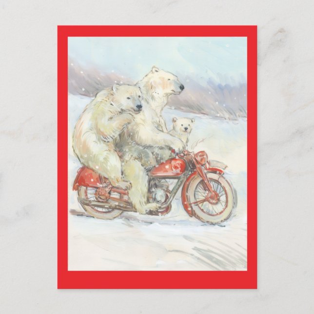 Postal "Polar Bears" (Anverso)