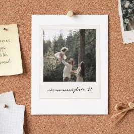 Postal Polaroid Photo Postcard | Custom Vintage Retro Art