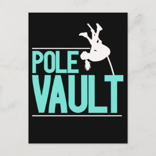 Postal Pole Vaulter Chica